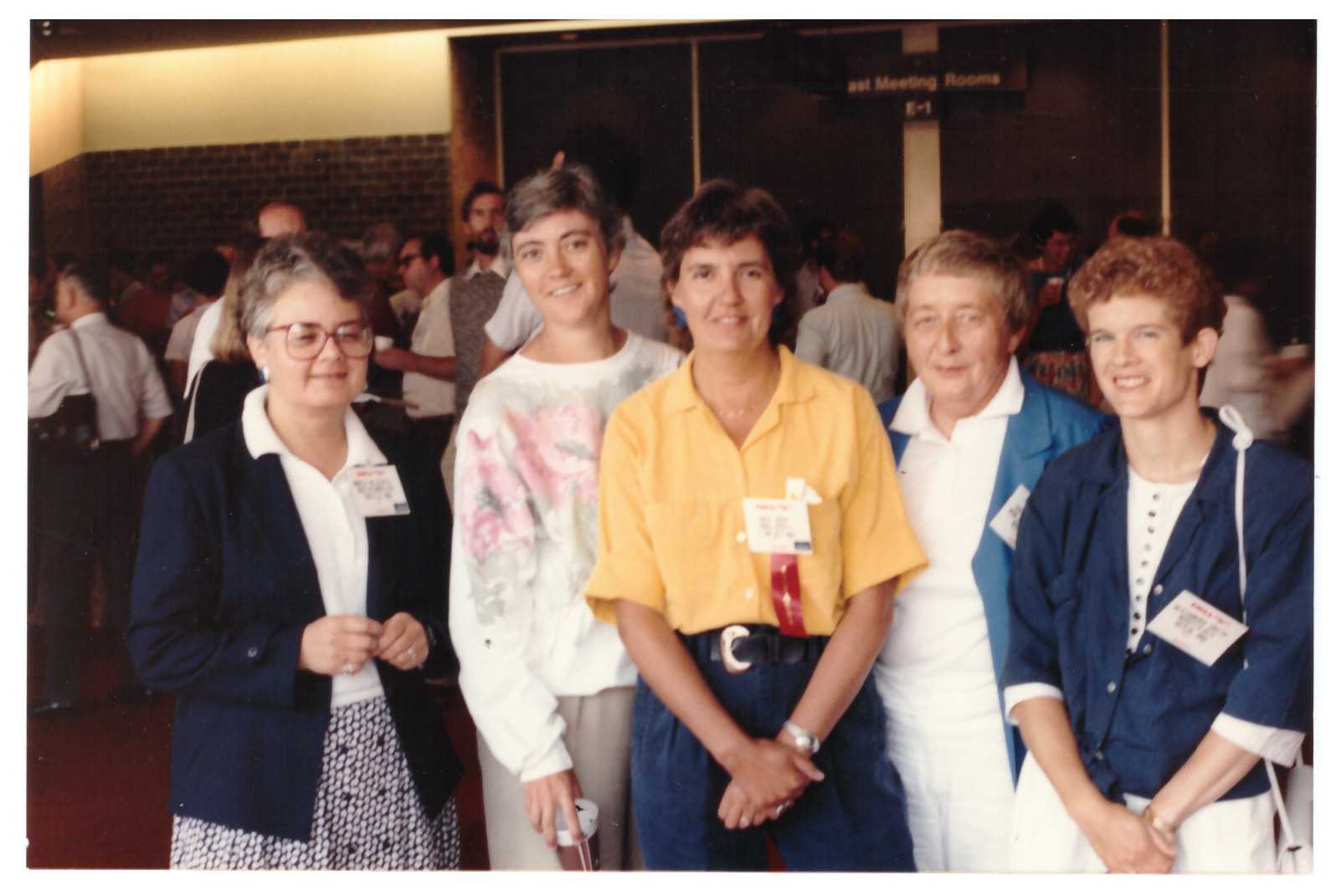 Can anyone help identify these members and which meeting this was. I am trying to put together a display for our 50th Anniversary AGM. Please contact: jeff-fraser@rogers.com